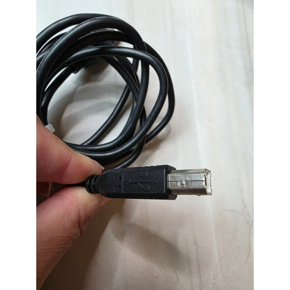 USB 2.0 Printer Cable Type A‎ Male to Type B Male Black Scanner Data  A5 Cord